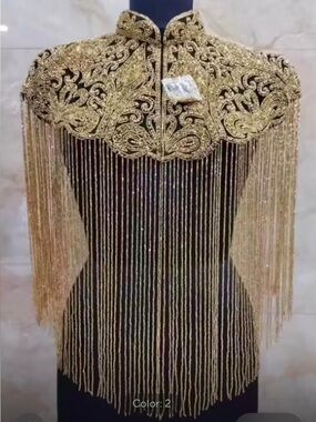 Handmade Elegant Luxury sequins shawl
